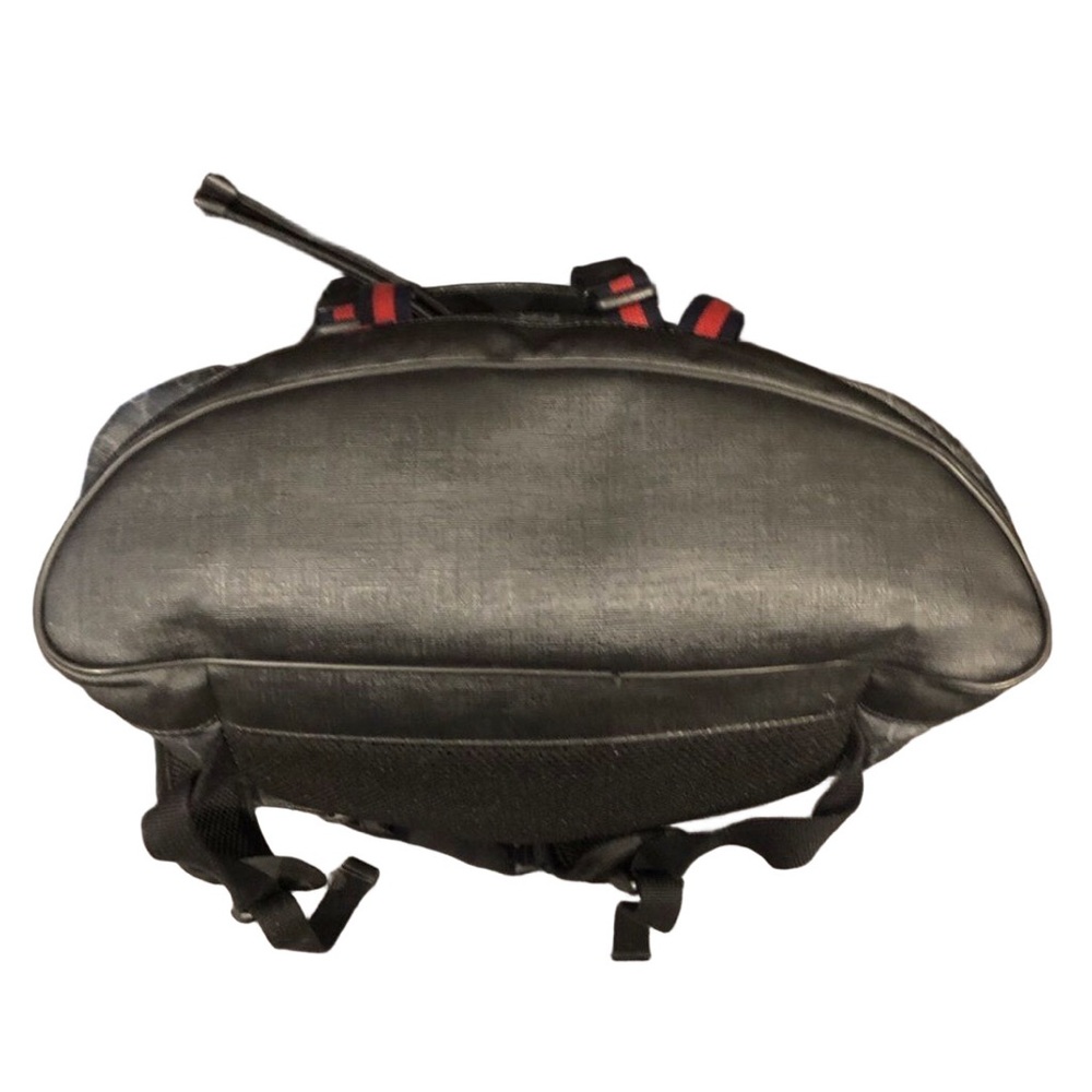 GUCCI GG SUPREME Backpack Black Soft Canvas Leather Large Size AUTHENTIC - Picture 12 of 17